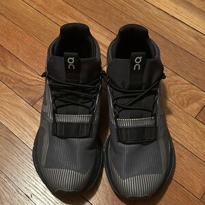 On Running Women's Black and Gray Athletic Shoes